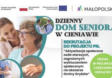 KOLEJNY NABÓR DO DZIENNEGO DOMU SENIORA!