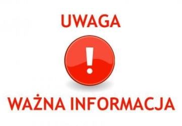 PROŚBA DO MIESZKAŃCÓW O ZACHOWANIE OSTROŻNOŚCI!!!